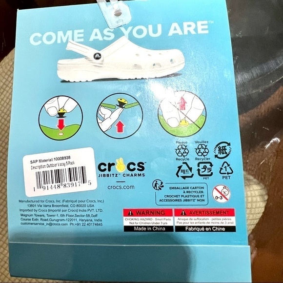 NWT Crocs Jibbitz 5-Pack Nature Shoe Charms - Picture 4 of 4
